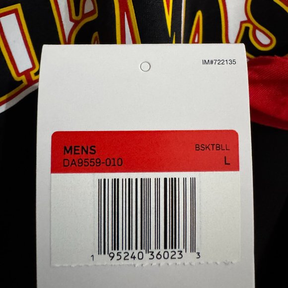 Nike NBA Atlanta Hawks Throwback Team Issue Player Pregame Shirt Mens NEW - Picture 7 of 11
